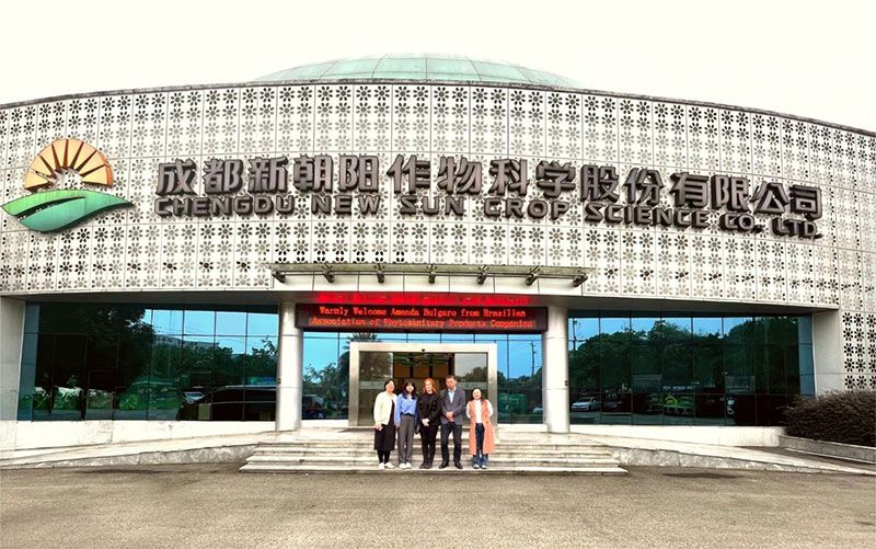 巴西國家植物保護(hù)產(chǎn)品協(xié)會(huì)專家訪問新朝陽，共探生物農(nóng)業(yè)合作新機(jī)遇